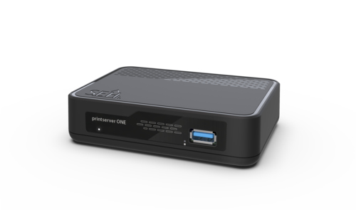 Miniatyrbild 3 av 3: SEH printserver One skrivarservrar Ethernet LAN Svart