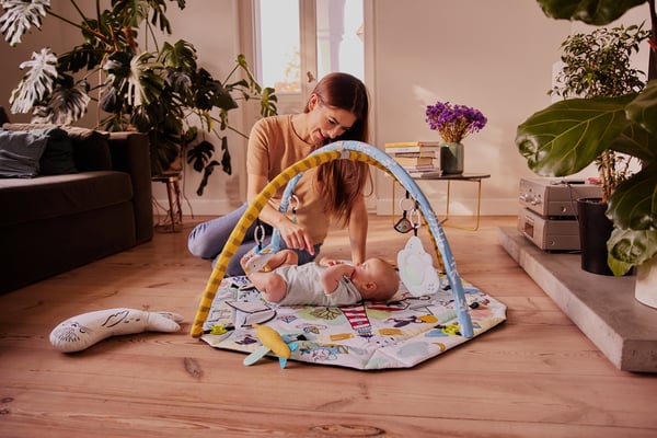 Kinderkraft SMARTPLAY Stof Flerfarvet Baby legemåtte
