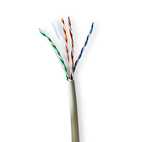 Miniatyrbillede 1 af 2: Nedis CCBG8525GY100 netværkskabel Grå 100 m Cat6 U/UTP (UTP) Rund