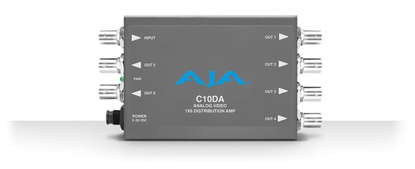 AJA C10DA video-switch BNC