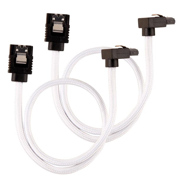 Corsair CC-8900279 SATA-kabel 0,3 m Sort, Hvid