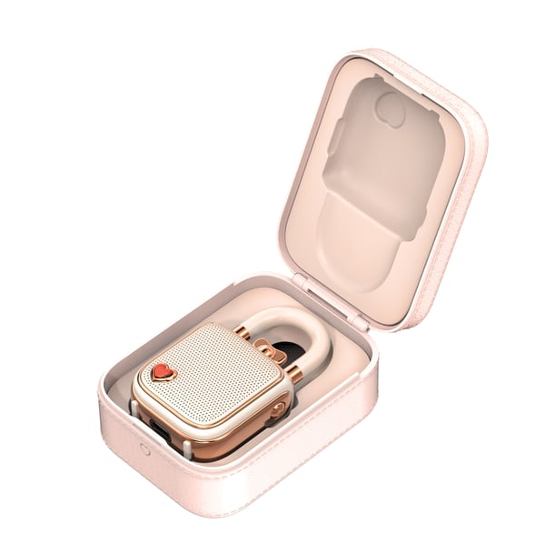 Miniatyrbild 4 av 8: Divoom LoveLock Bärbar monohögtalare Rosa 5 W