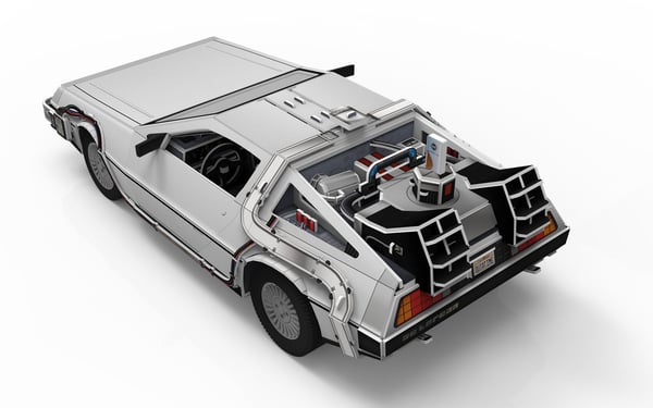 Miniatyrbillede 3 af 4: Revell DeLorean "Back to the Future" 3D puslespil 157 stk Køretøjer