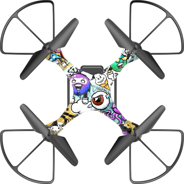 Denver 2.4GHz drone med stort batteri, indbygget HD kamera og automatisk hold af højde