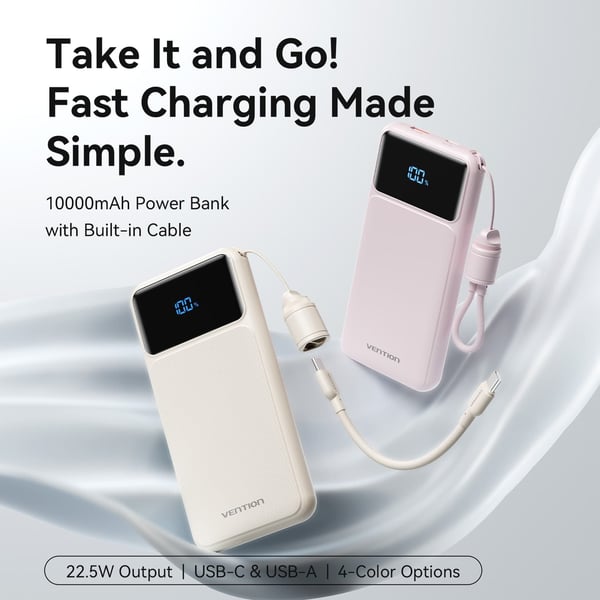 Pikkukuva 3 / 4: Vention XGYW0-39-TY akku- ja paristolaturi 10000 mAh Sininen