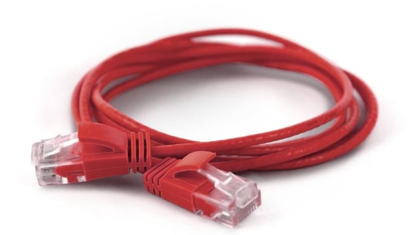 Wantec 7280 nätverkskablar Röd 25 m Cat6a U/UTP (UTP)