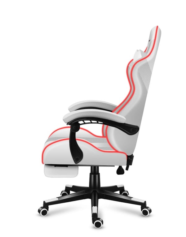 Huzaro FORCE 4.7 PC gamingstol Spand (vugge) sæde Hvid