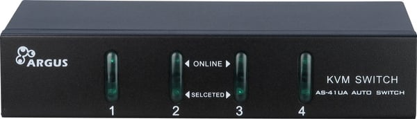 Miniatyrbild 3 av 6: Inter-Tech KVM-AS-41UA KVM-switchar Svart