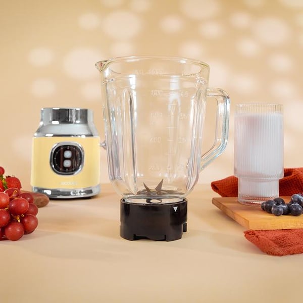 Cecotec RetroTwist Yellow 1 L Bordplade blender 800 W Gul