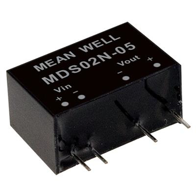 MEAN WELL MDS02N-12 strømadapter og vekselret 2 W