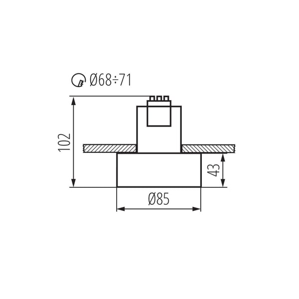 Kanlux S.A. 27578 kattovalaistus GU10