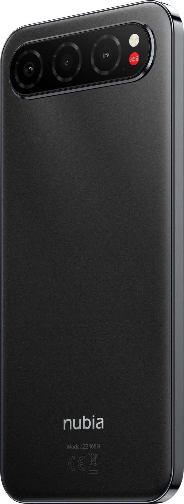 ZTE NUBAIRSB 17,2 cm (6.78") Kaksois-SIM Android 15 5G USB Type-C 8 GB 256 GB 5000 mAh Musta