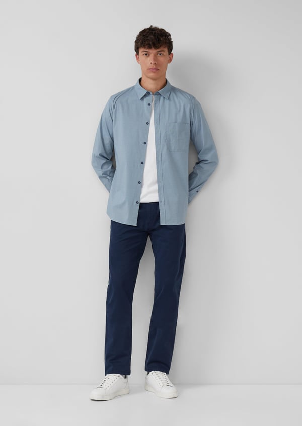 s.Oliver 2169484.50A0.XXL skjorte & top Langærmet Bomuld