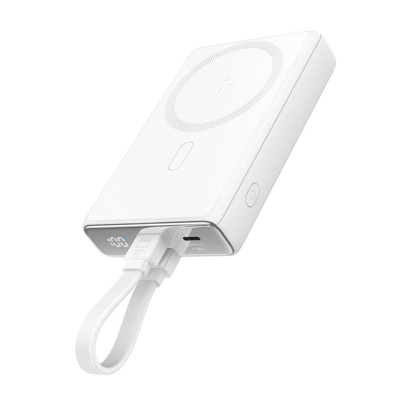 JOYROOM JR-PBM01 Lithium polymer (LiPo) 10000 mAh Trådløs opladning Hvid