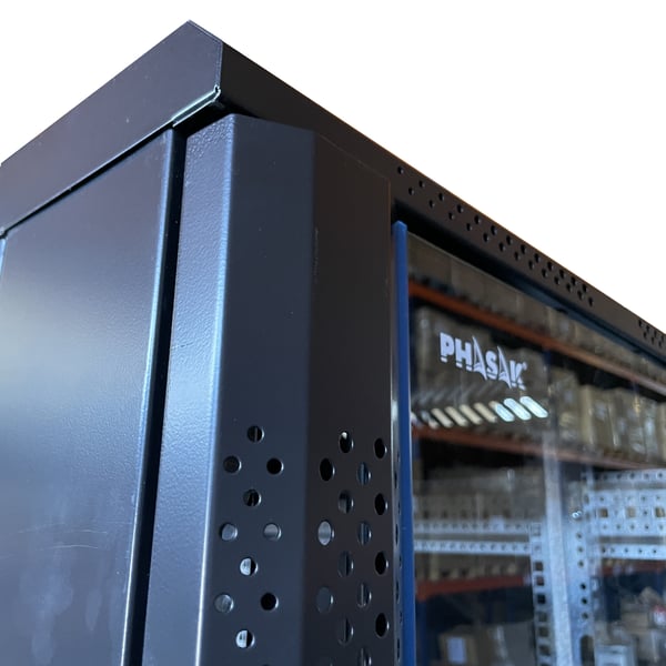 Phasak PHO 6132 stativ 32U Fritstående reol Sort
