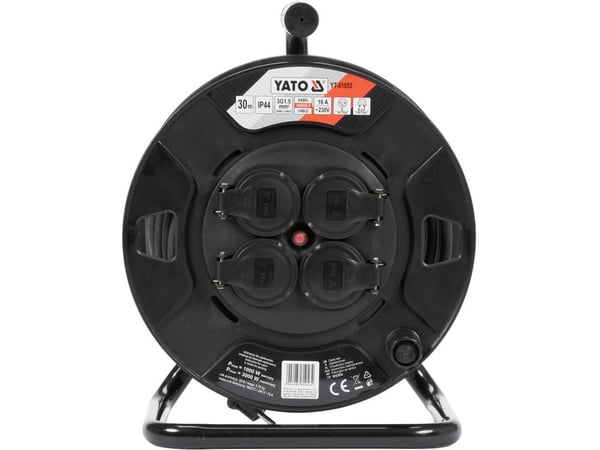 Miniatyrbillede 2 af 2: Yato YT-81053 ledningsrulle 4 AC stikkontakt(er) 30 m