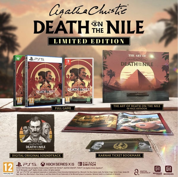 Miniatyrbillede 1 af 3: Microids Agatha Christie - Death on the Nile - Limited Edition PS5 Begrænset PlayStation 5