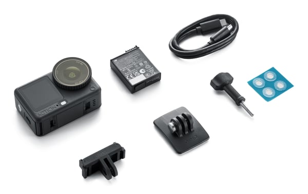 Miniatyrbillede 2 af 6: DJI Osmo Action 6 Standard Combo kamera til actionsport 38 MP 4K Ultra HD CMOS 25,4 / 1,1 mm (1 / 1.1") Wi-Fi 149 g