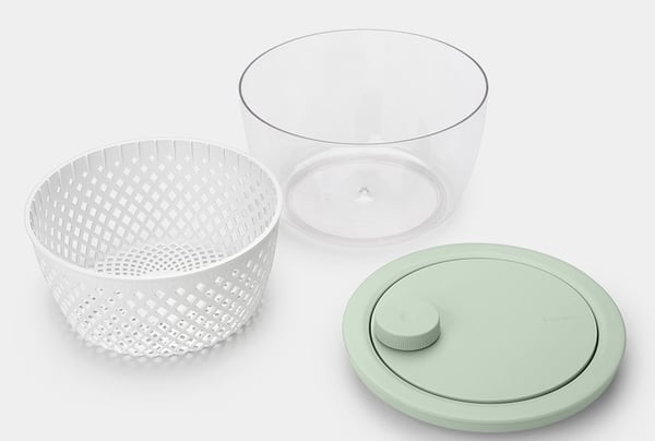 Brabantia 145407 salatspinner Grøn, Hvid
