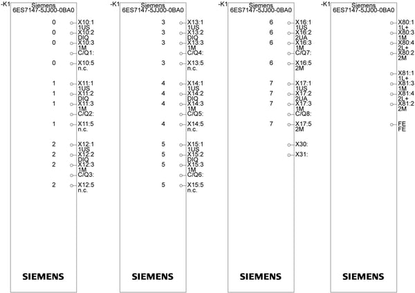 Siemens 6ES7147-5JJ00-0BA0 fieldbus modul