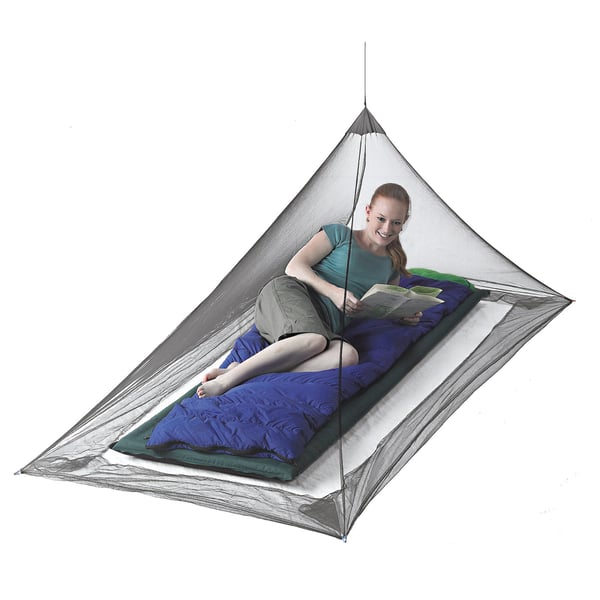 Sea To Summit Nano Mosquito Pyramid Net Shelter Pyramidinmallinen hyttysverkko Harmaa