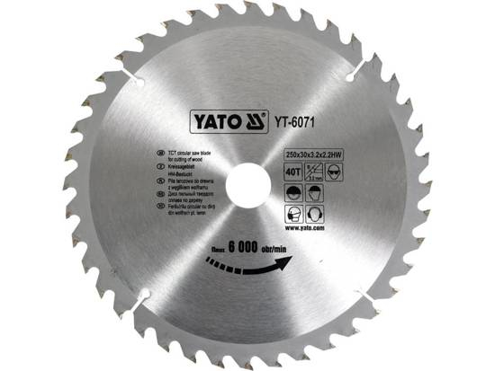 Yato YT-6071 pyörösahanterä 25 cm 1 kpl