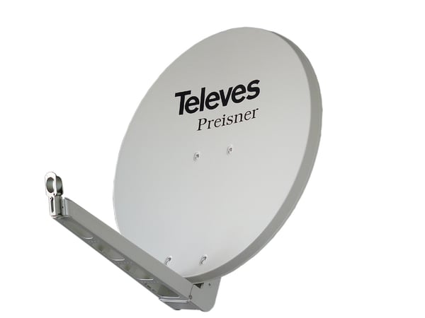 Televes S75QSD-W satellitantenner 10,7 - 12,75 GHz Vit Televes S75QSD-W satellitantenner 10,7 - 12,75 GHz Vit
