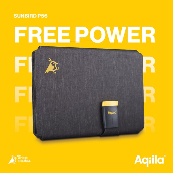 Aqiila Sunbird P56 aurinkopaneeli 56 W Yksikiteinen pii
