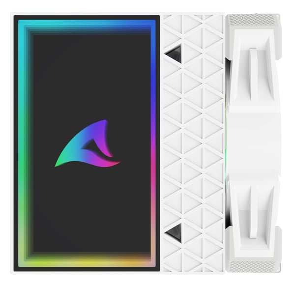 Sharkoon A60 RGB Processor Luftkøler 12 cm Hvid 1 stk