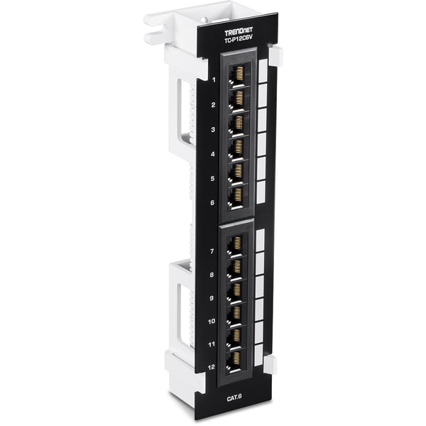 Miniatyrbillede 1 af 6: Trendnet TC-P12C6V patch panel