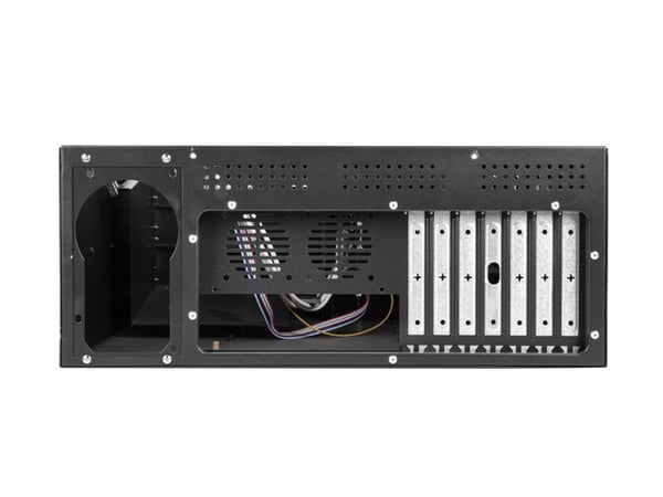 Pikkukuva 4 / 7: Lanberg SC01-4504-08B modulaarinen palvelinalusta Teline ( 4U ) 0 GB