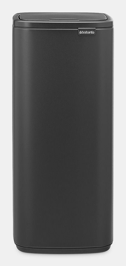 Brabantia Bo Touch Bin 10 l Rektangulär Stål Grå Brabantia Bo Touch Bin 10 l Rektangulär Stål Grå