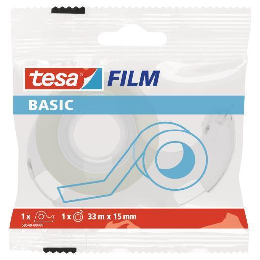 TESA Basic 33 m Transparent 1 stk TESA Basic 33 m Transparent 1 stk