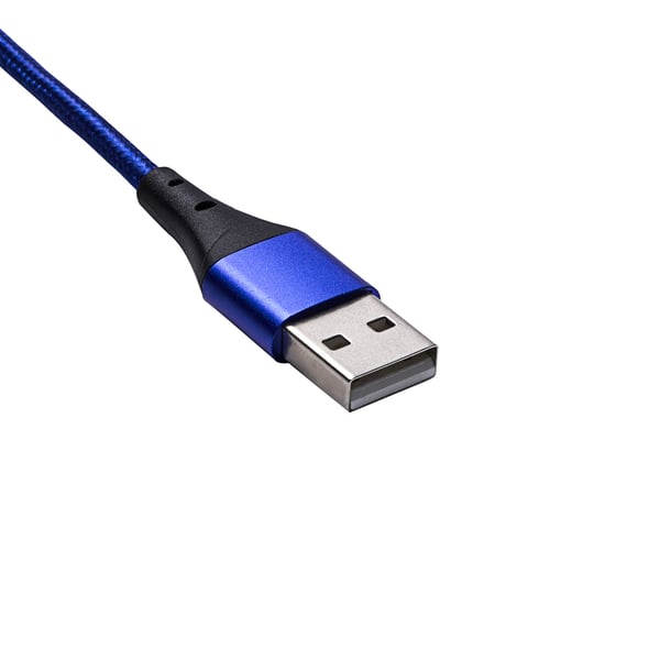 Miniatyrbillede 2 af 3: Akyga AK-USB-42 USB-kabel USB 2.0 1 m USB A USB C 18 W Blå