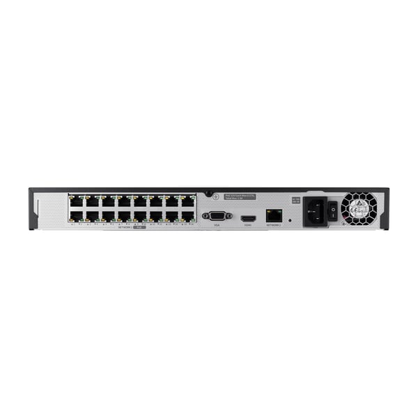 Hanwha ARN-1610S verkkovideotallennin Musta