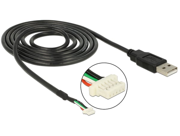 DeLOCK 95986 kabel til kamera 1,5 m Sort