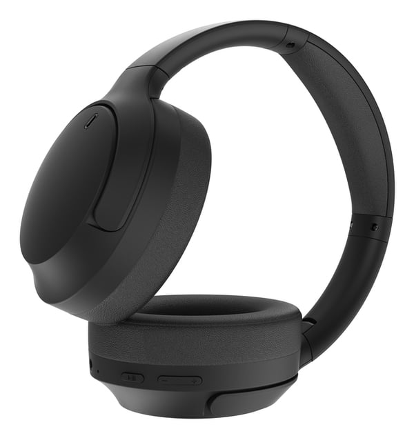 Pikkukuva 9 / 12: Gembird GMB Audio BHP-ANC-01 kuulokkeet ja kuulokemikrofoni Langallinen & langaton Pääpanta Musiikki USB Type-C Bluetooth Musta