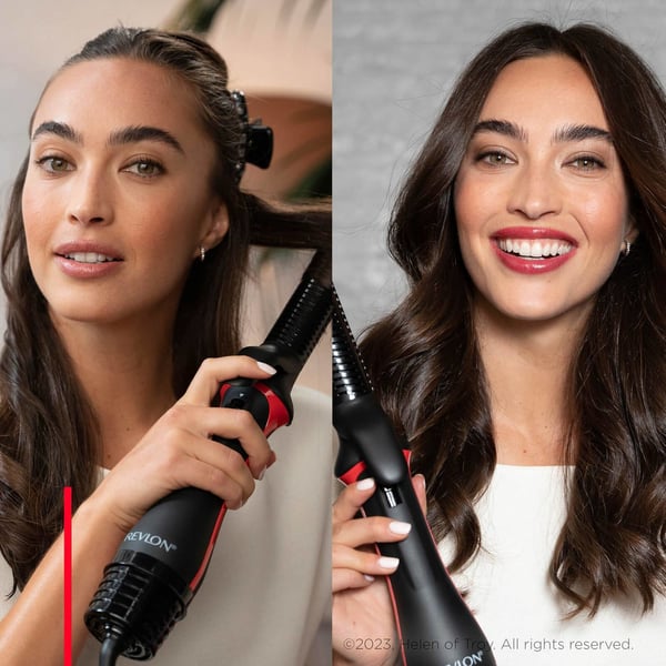 Pikkukuva 3 / 4: Revlon RVDR5333E hiustenmuotoilija Multistyler Lämmin Musta, Punainen 1100 W 2,5 m