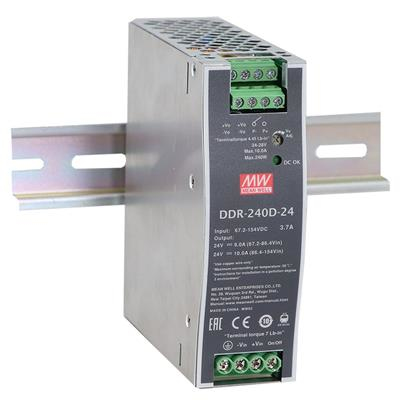 MEAN WELL DDR-240D-24 strømadapter og vekselret 240 W