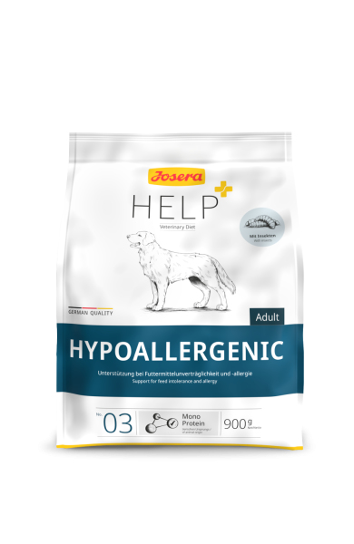 Miniatyrbillede 1 af 3: Josera Help Hypoallergenic 900 g Voksen