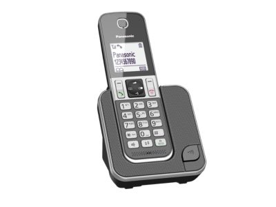 Panasonic KX-TGD310 DECT telefon Nummervisning Grå