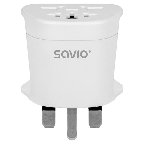 Miniatyrbillede 1 af 5: Savio AP-05 strømadapter og vekselret Indendørs 2500 W Hvid