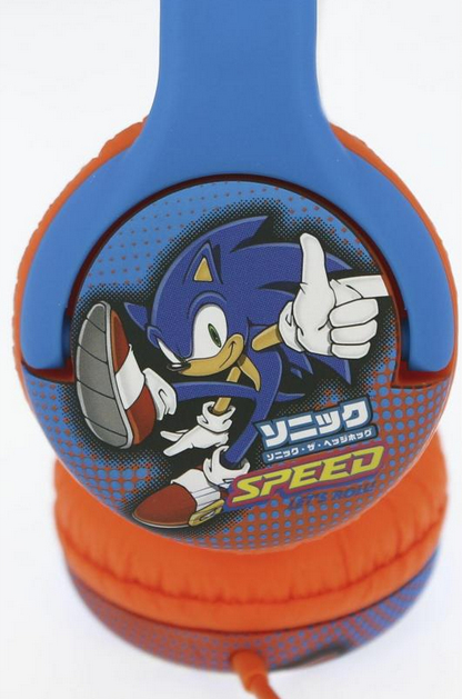 OTL Technologies SEGA Sonic the Hedgehog Kids Hörlurar Kabel Huvudband Spela Multifärg