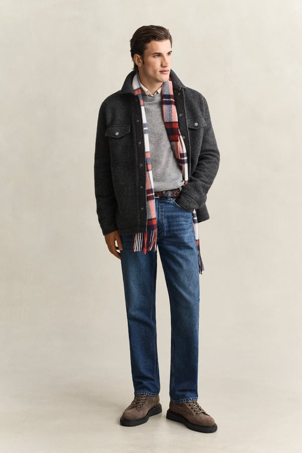 Gant 2067181-90 Overtrøje Åben krave Langærmet Akryl, Polyester, Viskose, Uld