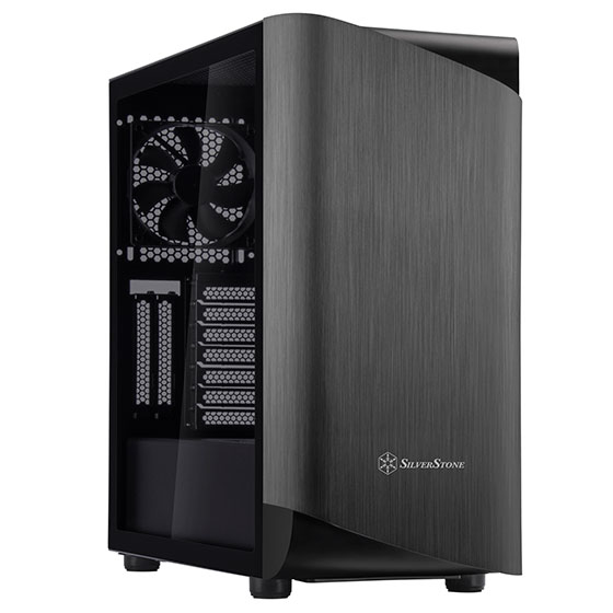 Miniatyrbild 1 av 13: Silverstone SETA A1 Midi Tower Svart, Titan