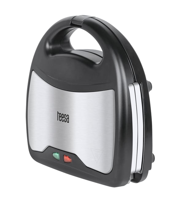 Teesa TSA3221 sandwichtoaster 800 W Sort, Rustfrit stål