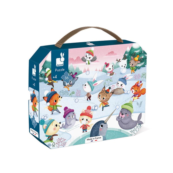 JANOD Puzzle Snow Party -36 PCS