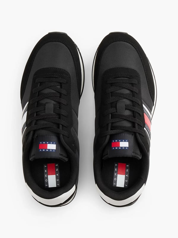Tommy Hilfiger 8721221838396 mode sneakers Hanstik Sort