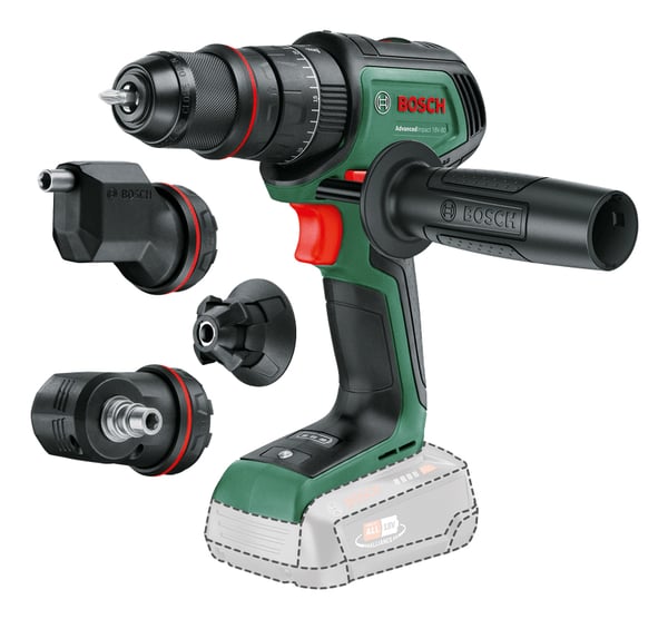 Miniatyrbild 1 av 4: Bosch 0 603 9E2 103 skruvdragare och slagskruvmejsel 1950 RPM Svart, Grön