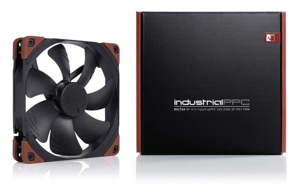 Noctua NF-A14 Datorväska Fan 14 cm Svart, Brun 1 styck